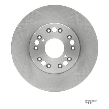 DYNAMIC FRICTION CO Brake Rotor, Front, 600-75000 600-75000